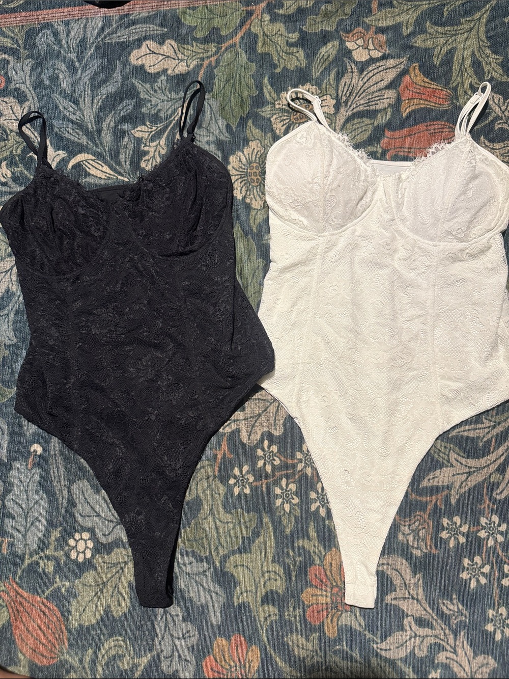 Klassy Network Lace Bodysuits